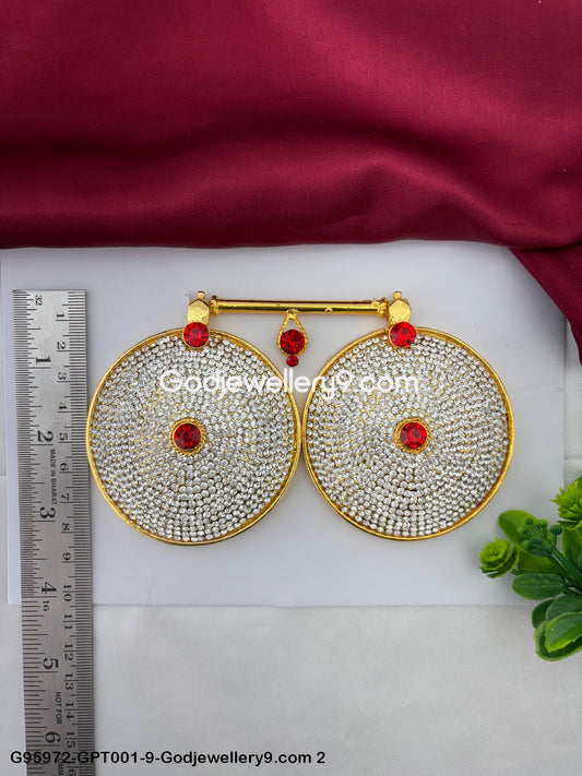 Aman Sutram and Stone Thali for Deity God Ammavari Alankaram G95972-GPT001-9-Godjewellery9.com 2