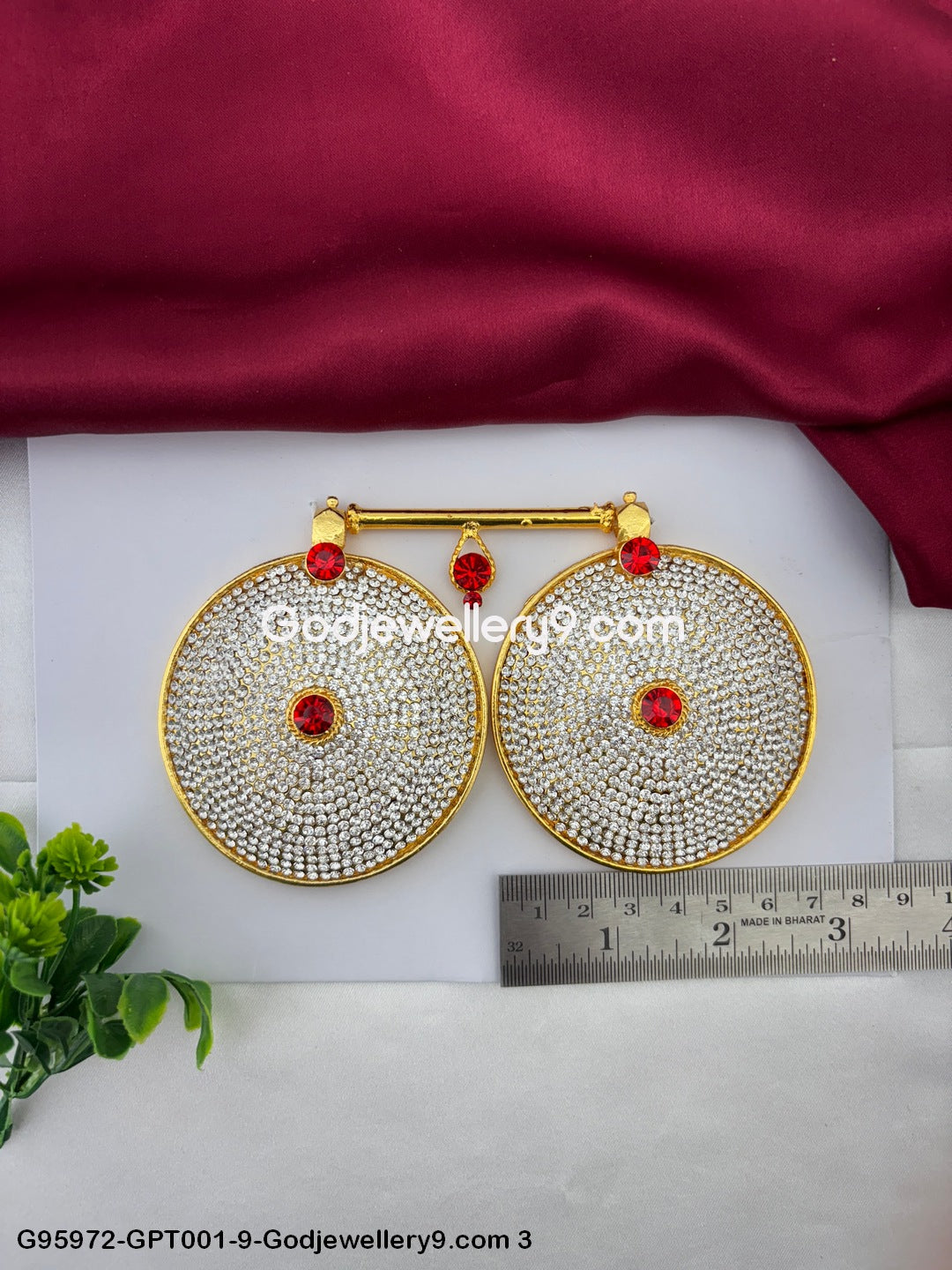 Aman Sutram and Stone Thali for Deity God Ammavari Alankaram G95972-GPT001-9-Godjewellery9.com 3