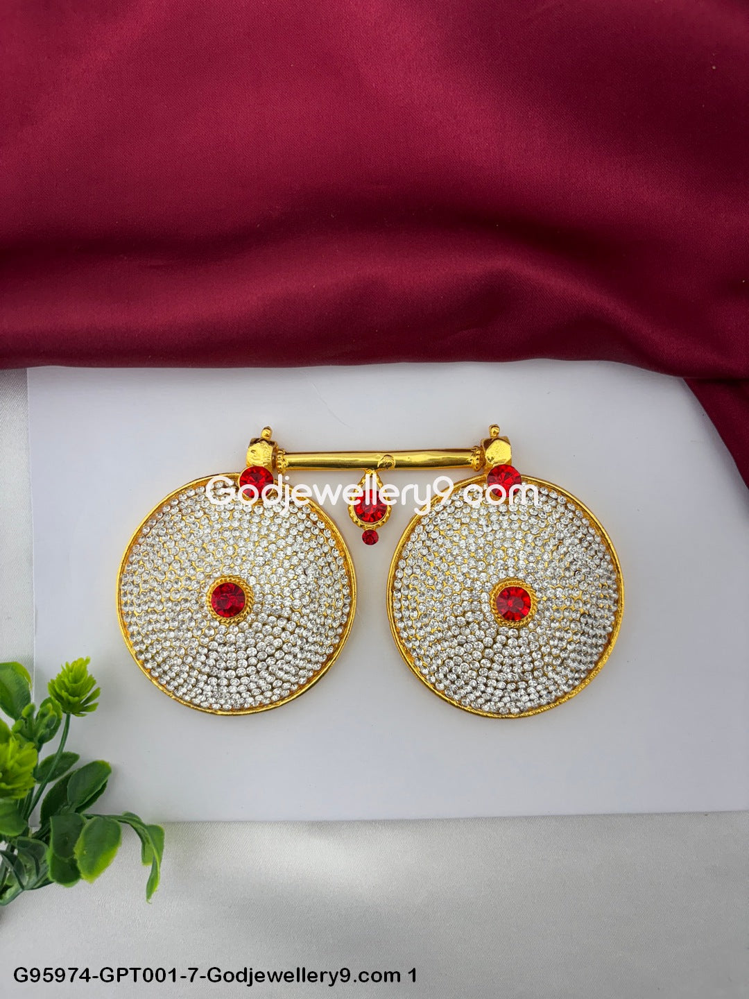 Amman Stone Mangalsutra Pustal Tadu for Hindu Deity Worship Use G95974-GPT001-7-Godjewellery9.com 1