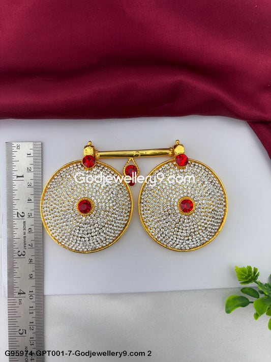 Amman Stone Mangalsutra Pustal Tadu for Hindu Deity Worship Use G95974-GPT001-7-Godjewellery9.com 2