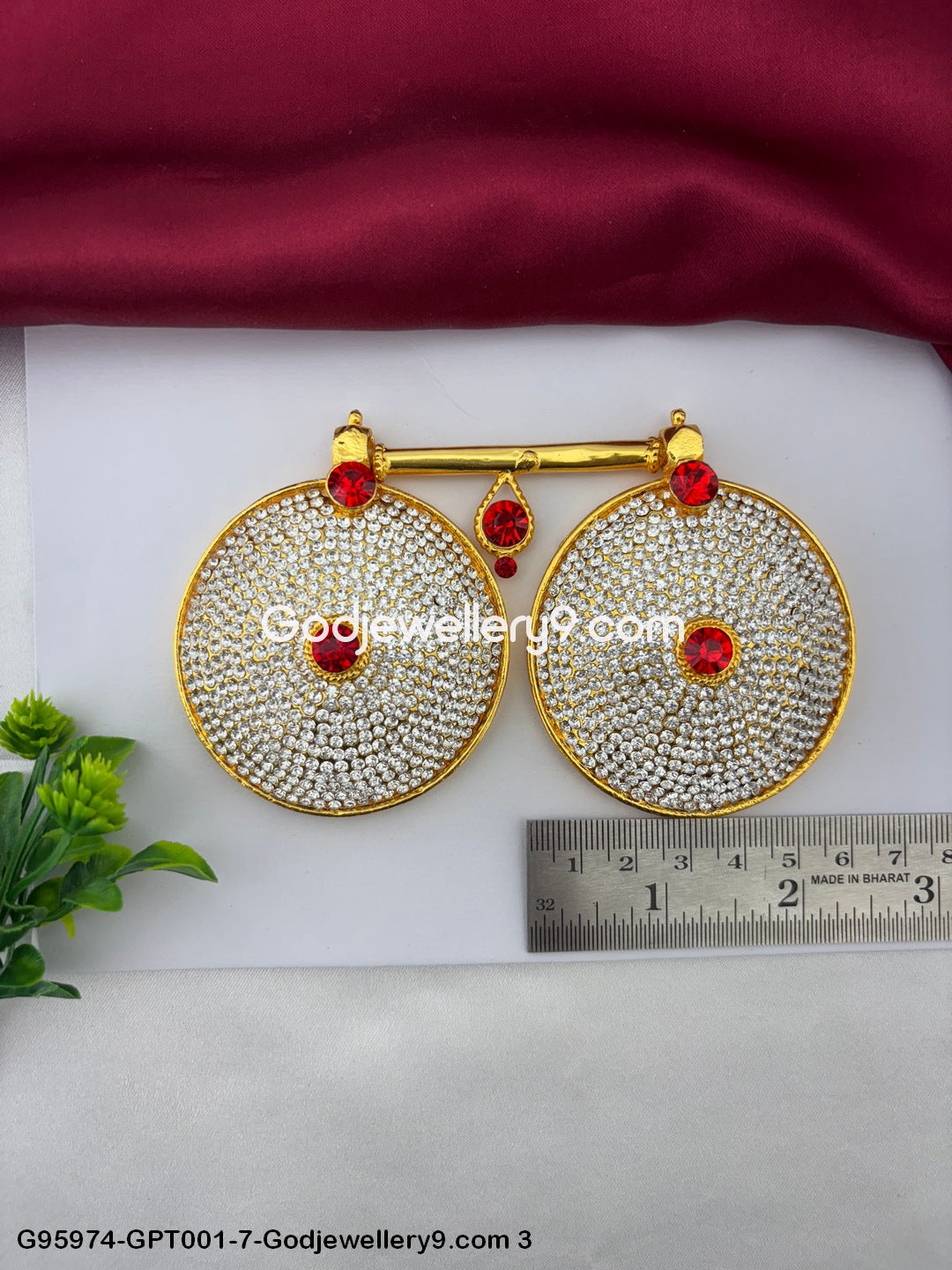 Amman Stone Mangalsutra Pustal Tadu for Hindu Deity Worship Use G95974-GPT001-7-Godjewellery9.com 3