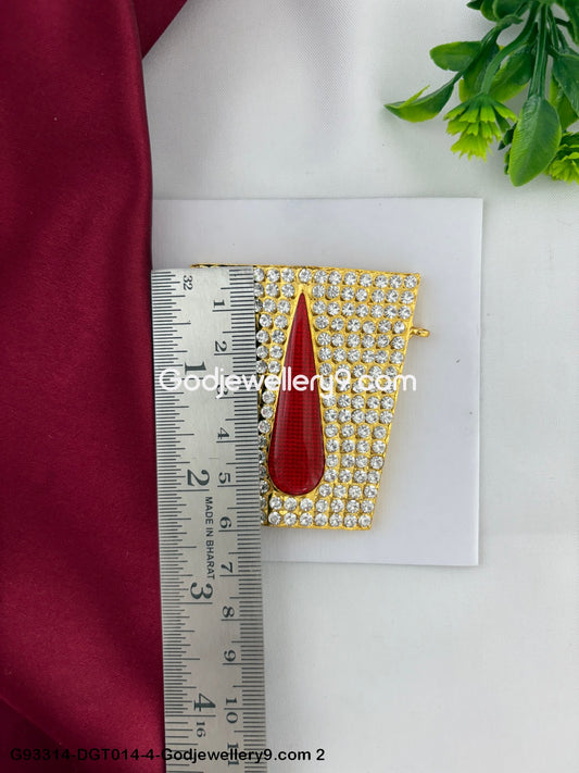 Balaji Deity Namam Vishnu God Temple Jewelry Small Idols Pooja Godjewellery9.com G93314-DGT014-4 2