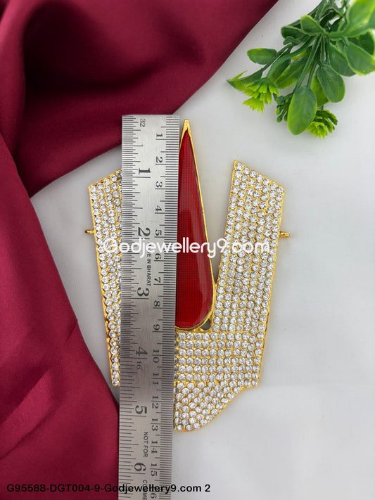 Deity Balaji God Stone Namam Tilak for Home and Temple Use Alankaram G95588-DGT004-9-Godjewellery9.com 2