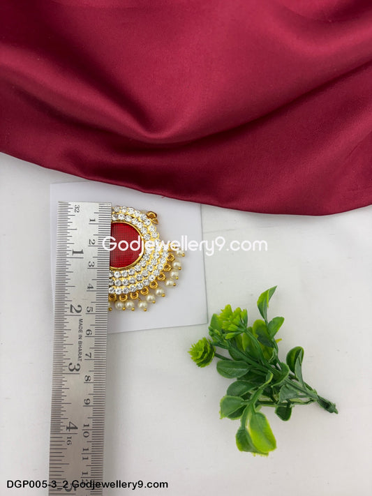 Deity Dollar Pendant God Jewelley Marron For All Gods And Goddesses GodJewellery9.com DGP005-3 2