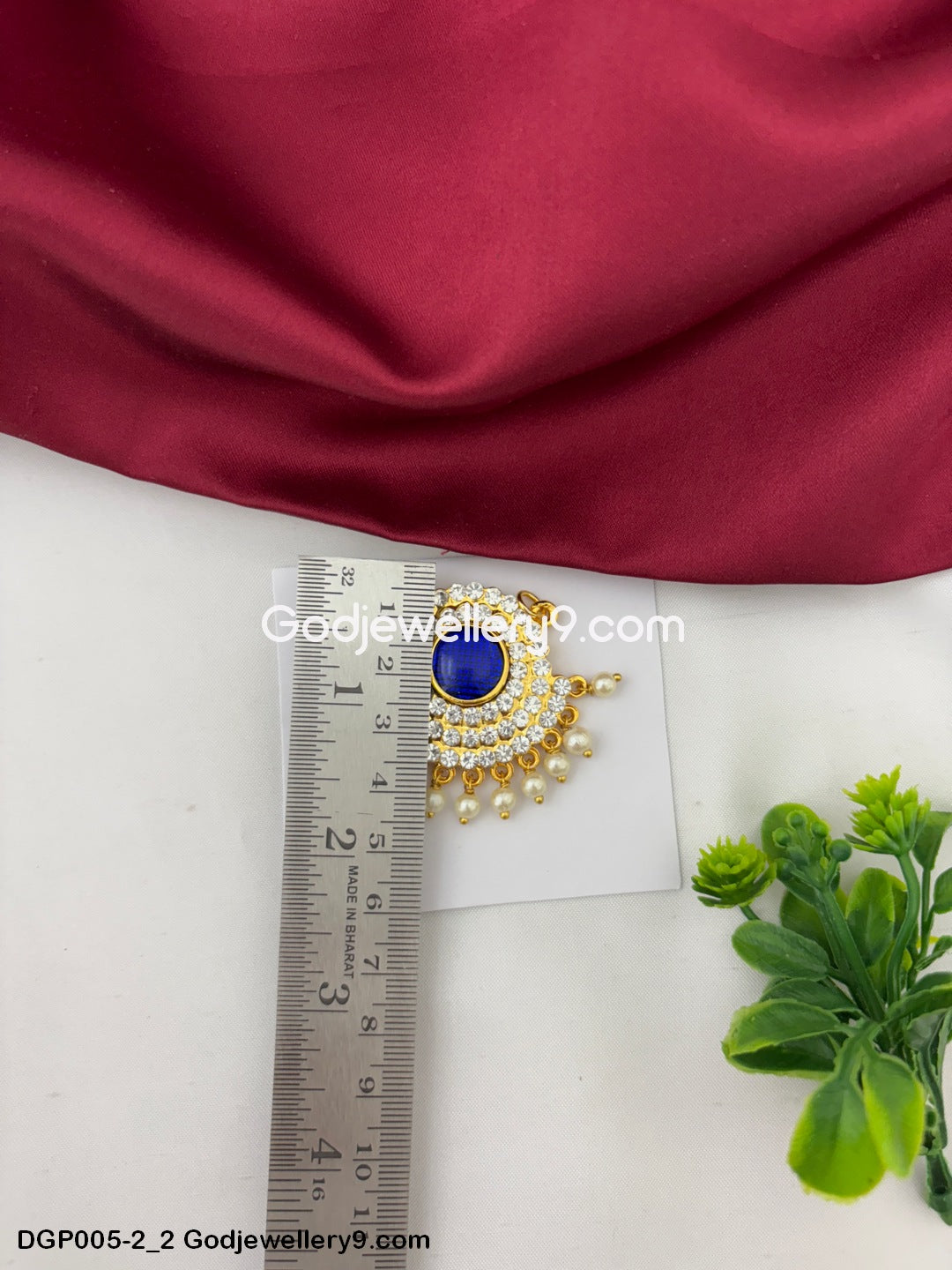 Deity God Jewelley Blue Dollar Pendant For All Gods And Goddesses GodJewellery9.com DGP005-2 2