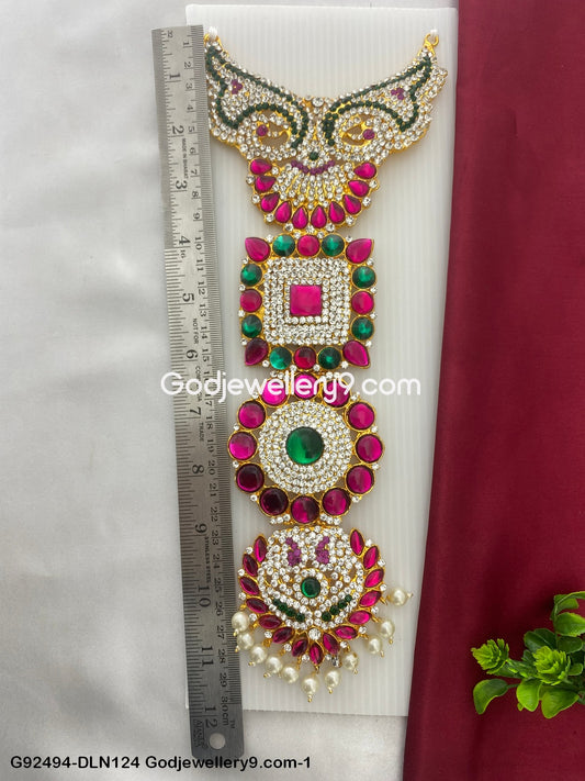 Deity_Long_Necklace_Chest_Haram_Centerpiece_Stone_Godjewellery9.com_G92494-DLN124-1