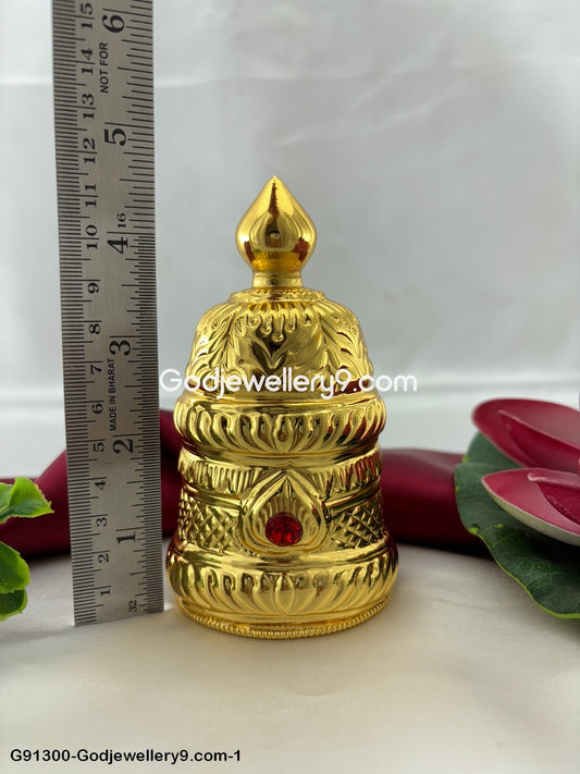 Deity Mukut God Round Crown For Idol And Amman G3 Godjewellery9.com-G91300-1300-1