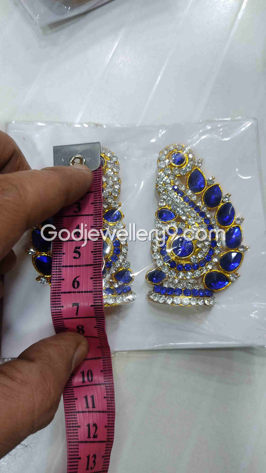 Deity Stone Earrings karna Pathakam God Jewellery G48 Godjewellery9
1