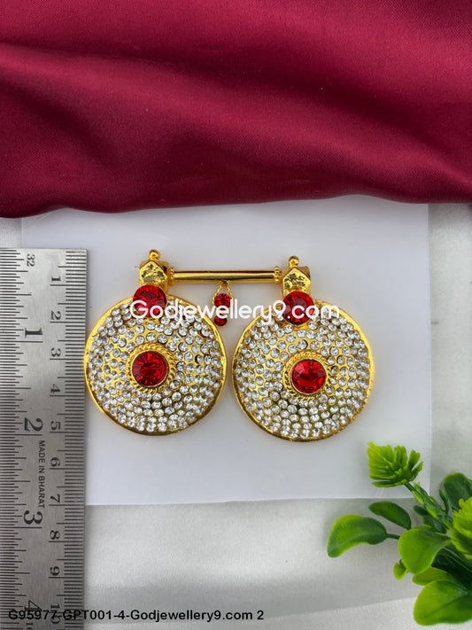 Deity Stone Mangalsutra And Pottu Thali for Amman Idol Decoration G95977-GPT001-4-Godjewellery9.com 2