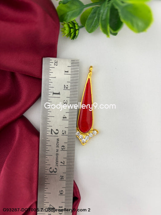 Deity Stone Tilak God Temple Jewelry Bindi Murti Idol Alankaram G93287-DGT005-7 -Godjewellery9.com 2