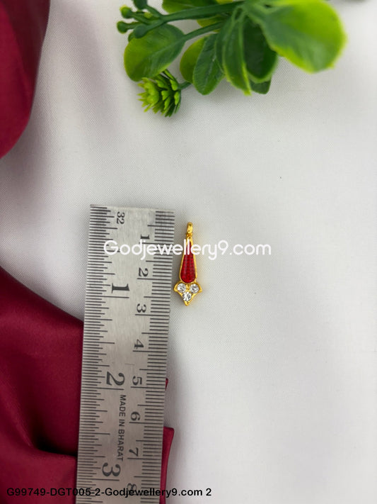 Deity Stone Tilakam Forehead Bindi Pottu for Balaji Murti Alankaram G99749-DGT005-2 -Godjewellery9.com 2