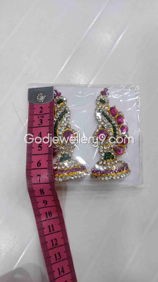 Earrings God Deity Amman Multi karna Pathakam G38 Godjewellery9
1
