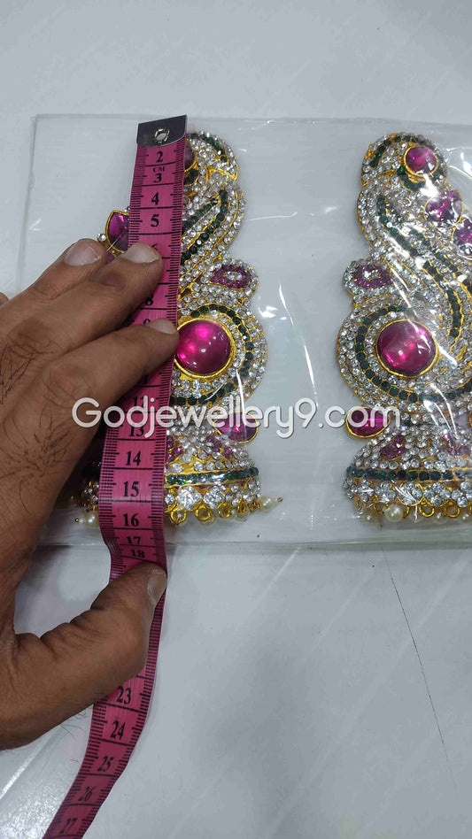 God Deity Earrings karna Pathakam For Amman G27 Godjewellery9
1
