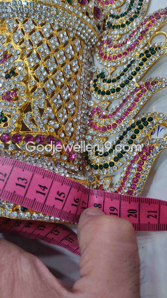 God Deity Stone Kireetam Mukut Sudar Crown Jwala Jewelley G9 Godjewellery9 1