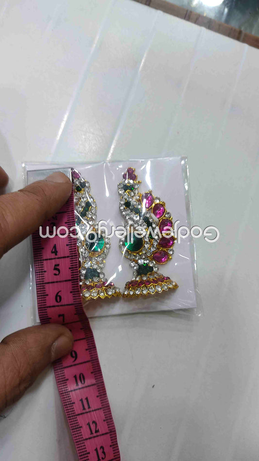 God Earrings Deity Amman Multi karna Pathakam G39 Godjewellery9 1