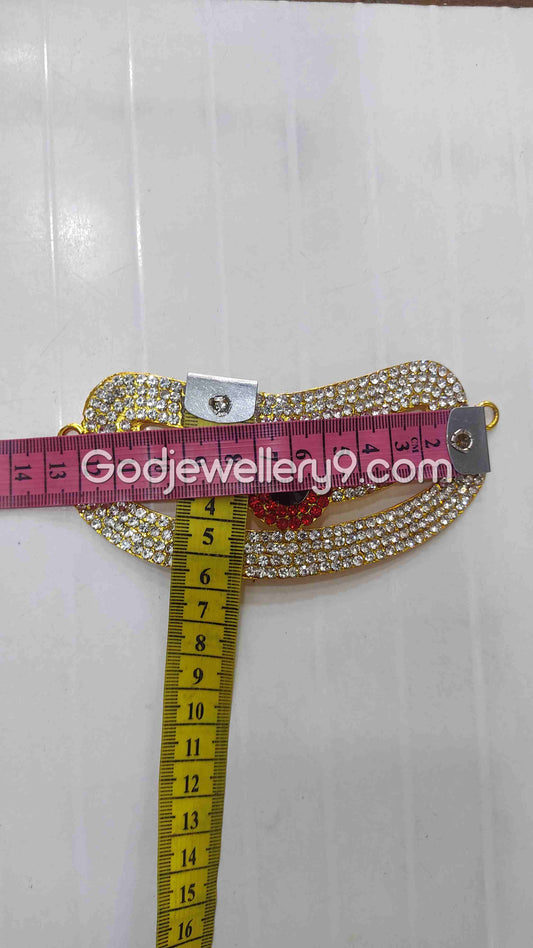 God Shiva Tripundra Stone Vibhuti Pattai Deity Namam Tilak R7