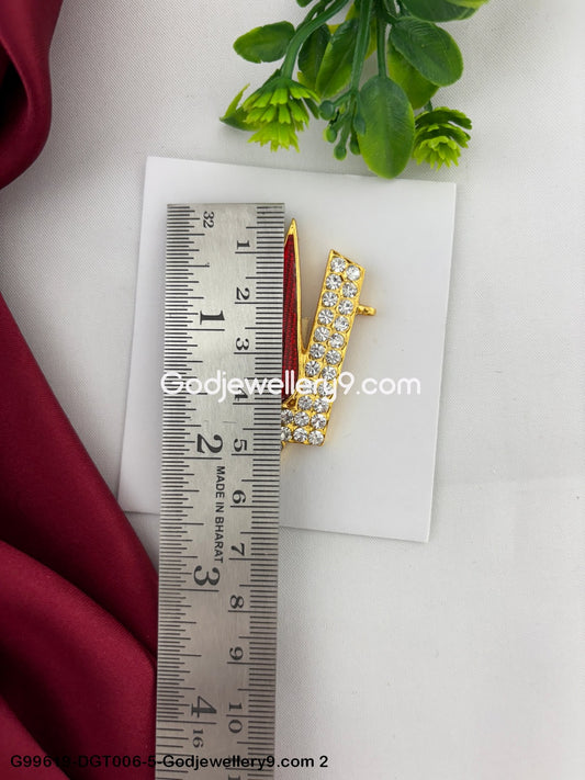 God V Shape Stone Namam Tilak for Small Large Idols Deity Pooja Alankaram G99619-DGT006-5-Godjewellery9.com 2