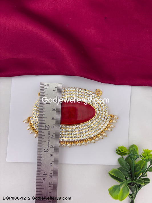 Gods And Goddesses Deity Jewelley Marron Enamel Dollar Pendant GodJewellery9.com DGP006-12 2