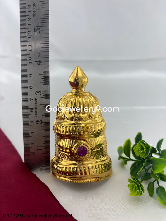 Half Crown Kireetam Mukut For Hindu God and Deity G1 Godjewellery9.com G9D1291-1