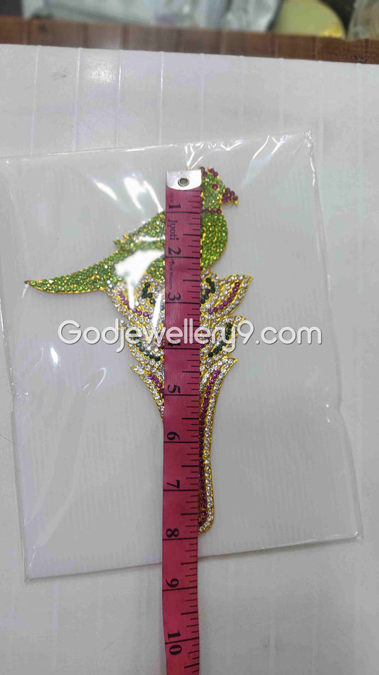Lotus Parrot Medium Size For Goddess Parvathi Jewellry For Meenakshi Amman Godjewellery9 1