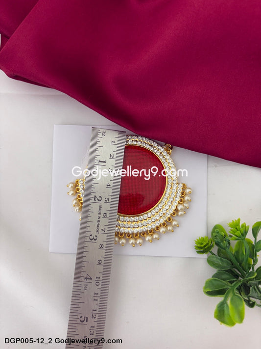 Marron Dollar Pendant Deity God Jewelley For All Gods And Goddesses GodJewellery9.com DGP005-12 2