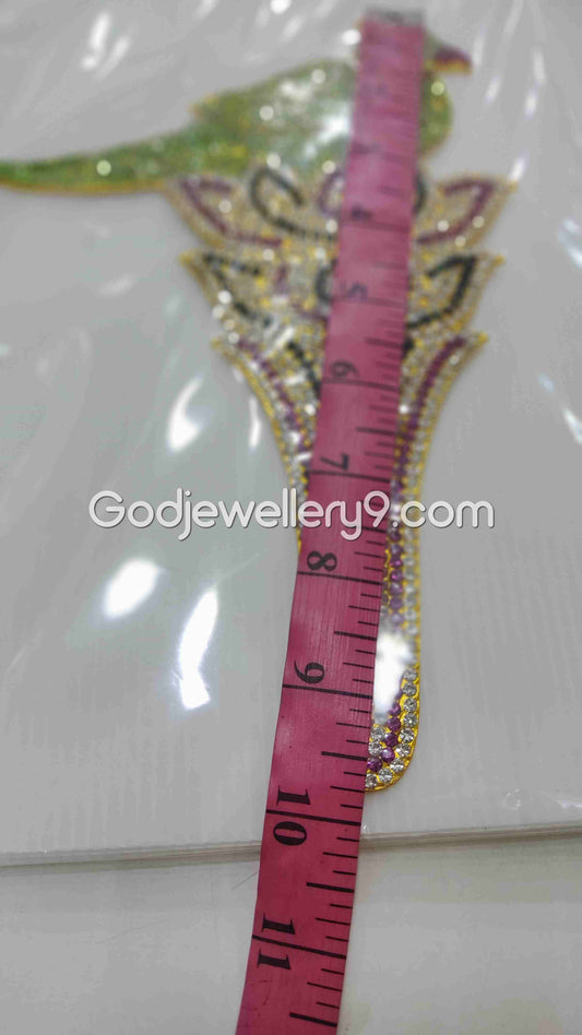Parrot Big Size For Goddess Parvathi Jewellry For Meenakshi Amman Godjewellery9 1
