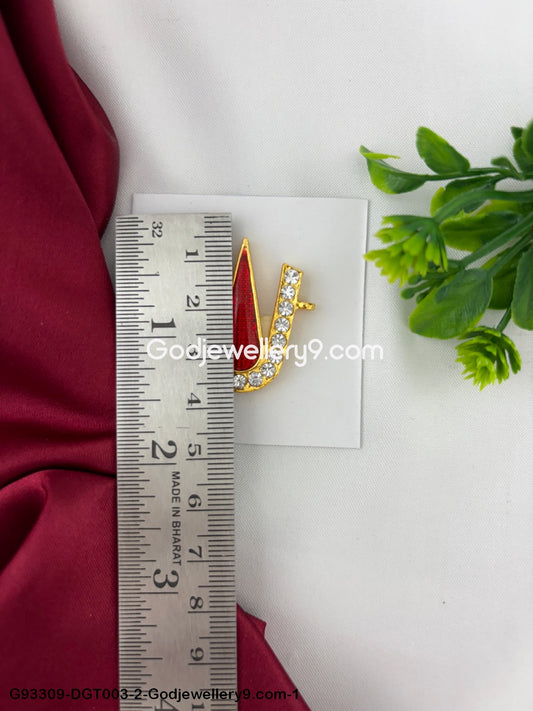 Tirupati Namam Tilak For Murti Idols Temple And Vishnu Balaji Perumal Ornaments God Deity Swamy Alankaram pooja Red White Stone Namam Shringar G93309-DGT003-2-1.jpg?v=1742831302