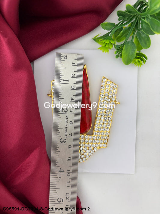 Tirupati Style Balaji God Stone Deity Namam Tilak for Lord Vishnu Alankaram G95591-DGT004-8-Godjewellery9.com 2