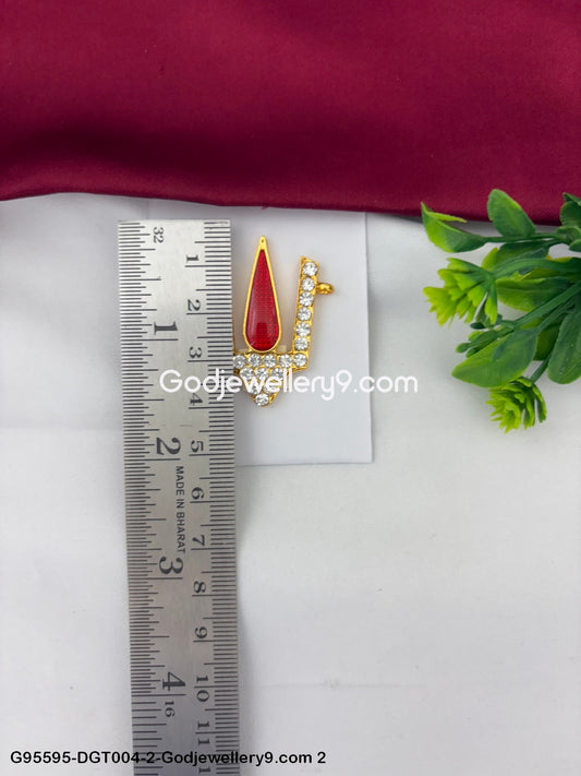 Traditional Tirupati Balaji Deity God Stone Namam Tilak for Idols Alankaram G95595-DGT004-2-Godjewellery9.com 2