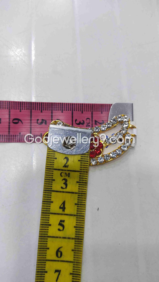 Tripundra Stone Bindi Vibuthi Pattai Deity God Tilak Namam R19