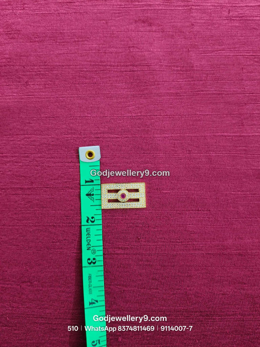 Medium Shiva Tilak / Naamam with Twin Slots and Half-Moon Center for Shiva idol forehead alankaram - detail view - SKU 9114007