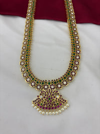 Bharatanatyam Brass Long Kemp Jewellery