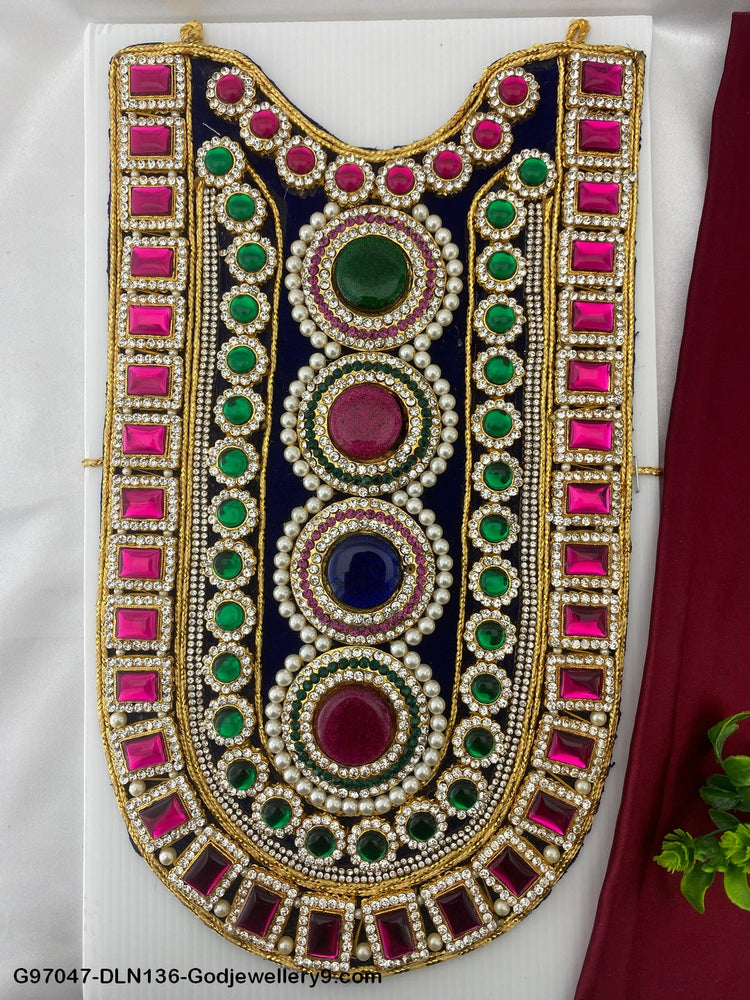 Deity Long Necklace God Jewellery Chest Haram Cloth