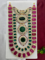 Deity Long Necklace God Jewellery Chest Haram Stone