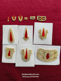 Deity Tilak Stone Bindi God Namam Jewellery