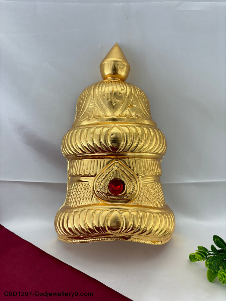 God Half Gold Plated Crown Goldencollections9.com Logo