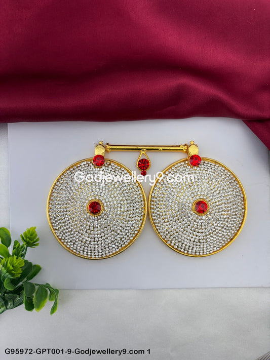Aman Sutram and Stone Thali for Deity God Ammavari Alankaram G95972-GPT001-9-Godjewellery9.com 1