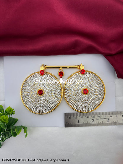Aman Sutram and Stone Thali for Deity God Ammavari Alankaram G95972-GPT001-9-Godjewellery9.com 3