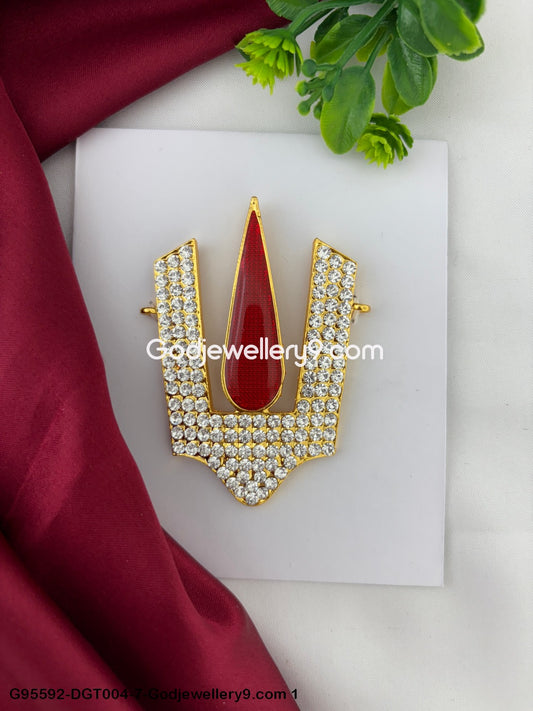 Balaji God Stone Namam Vishnu Tilak Stone Work for Divine Deity Alankaram G95592-DGT004-7-Godjewellery9.com 1
