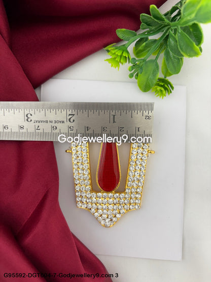 Balaji God Stone Namam Vishnu Tilak Stone Work for Divine Deity Alankaram G95592-DGT004-7-Godjewellery9.com 3