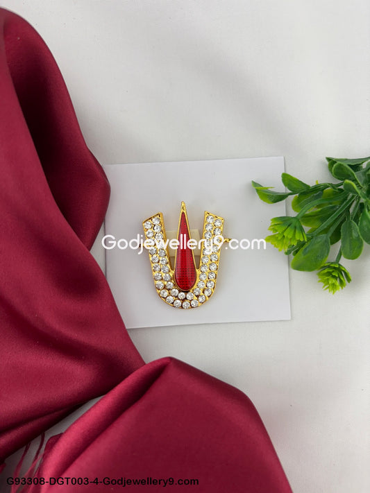 Balaji Namam Tilak For Murti Idols Temple And Vishnu Balaji Perumal Ornaments God Deity Swamy Alankaram pooja Red White Stone Tirupati Namam Shringar G93308-DGT003-4.jpg?v=1742831306