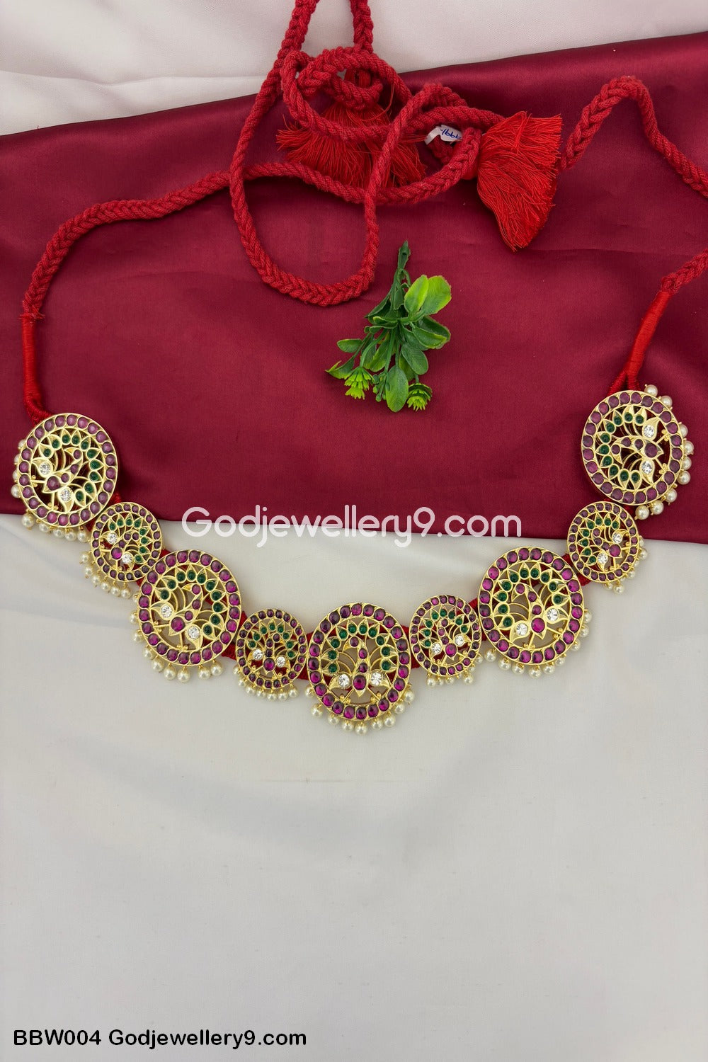 Bharatanatyam Brass Kemp Vaddanam Waist belt Godjewellery9.com BBW004