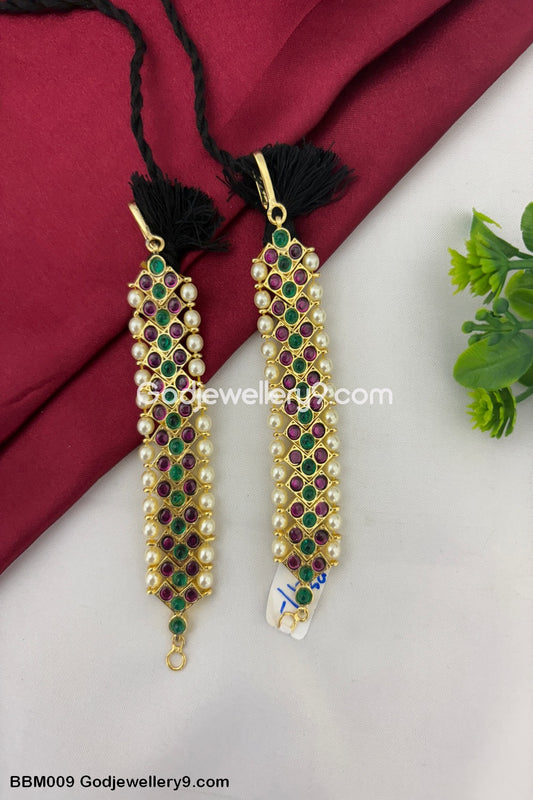Bharatanatyam Ear Chain Brass Kemp Matil Jewellery Godjewellery9.com BBM009