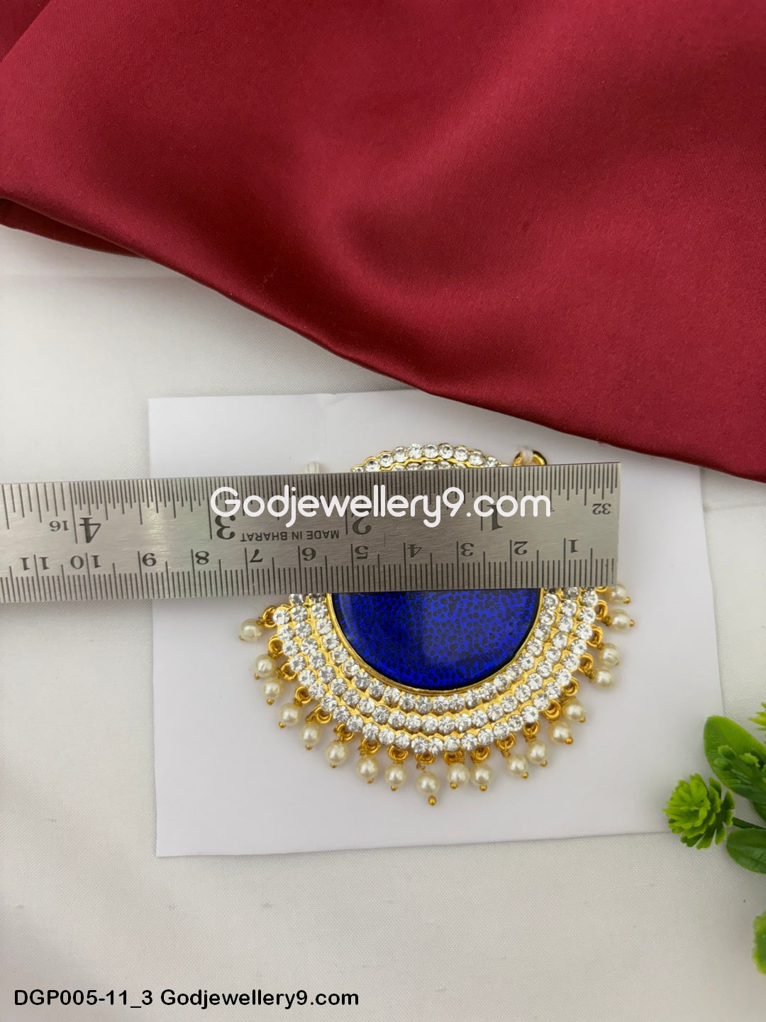 Blue Dollar Pendant Deity God Jewelley For All Gods And Goddesses GodJewellery9.com DGP005-11 3
