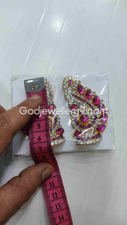 Deity Amman karna Pathakam God Earrings G43 Godjewellery9
1