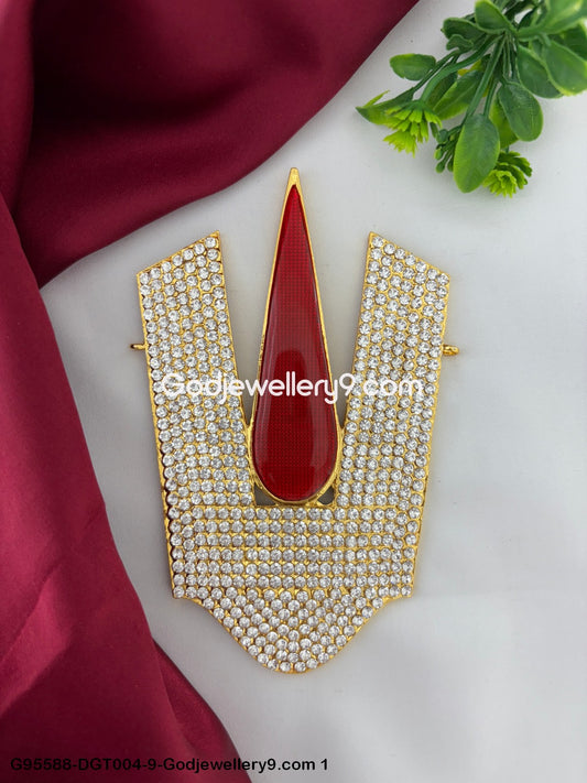 Deity Balaji God Stone Namam Tilak for Home and Temple Use Alankaram G95588-DGT004-9-Godjewellery9.com 1