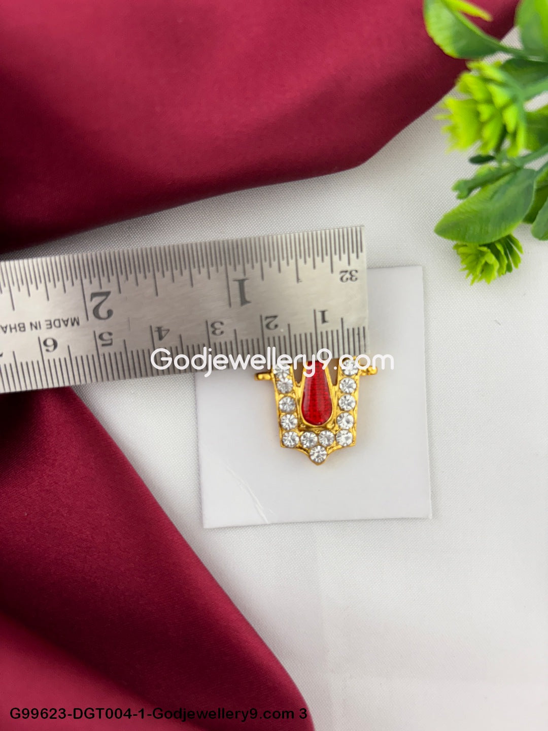 Deity Balaji God Stone Namam Tilak for Vishnu Pooja Perumal Vigraha G99623-DGT004-1-Godjewellery9.com 3