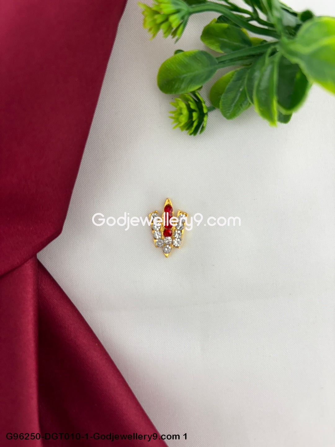 Deity Balaji God Stone Small Namam Tilak for Vishnu Pooja Perumal Vigraha G96250-DGT010-1-Godjewellery9.com 1