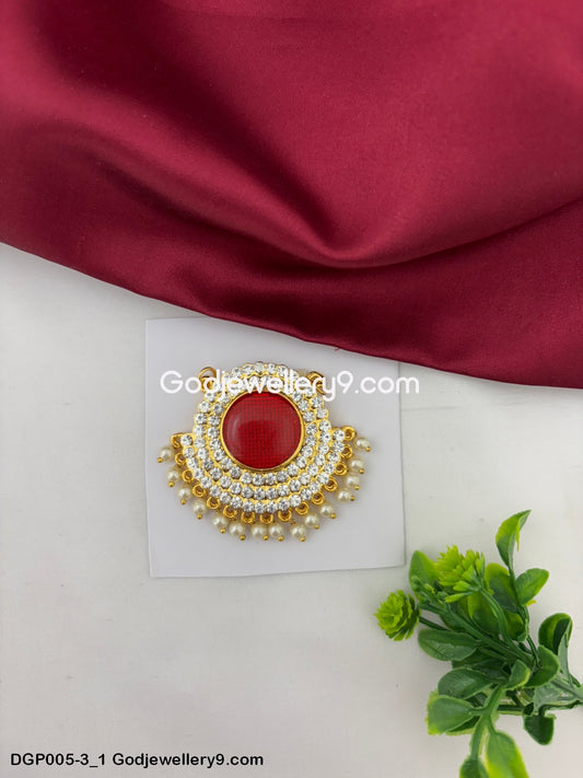 Deity Dollar Pendant God Jewelley Marron For All Gods And Goddesses GodJewellery9.com DGP005-3 1