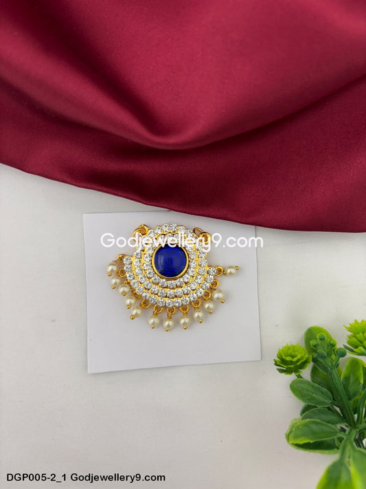 Deity God Jewelley Blue Dollar Pendant For All Gods And Goddesses GodJewellery9.com DGP005-2 1
